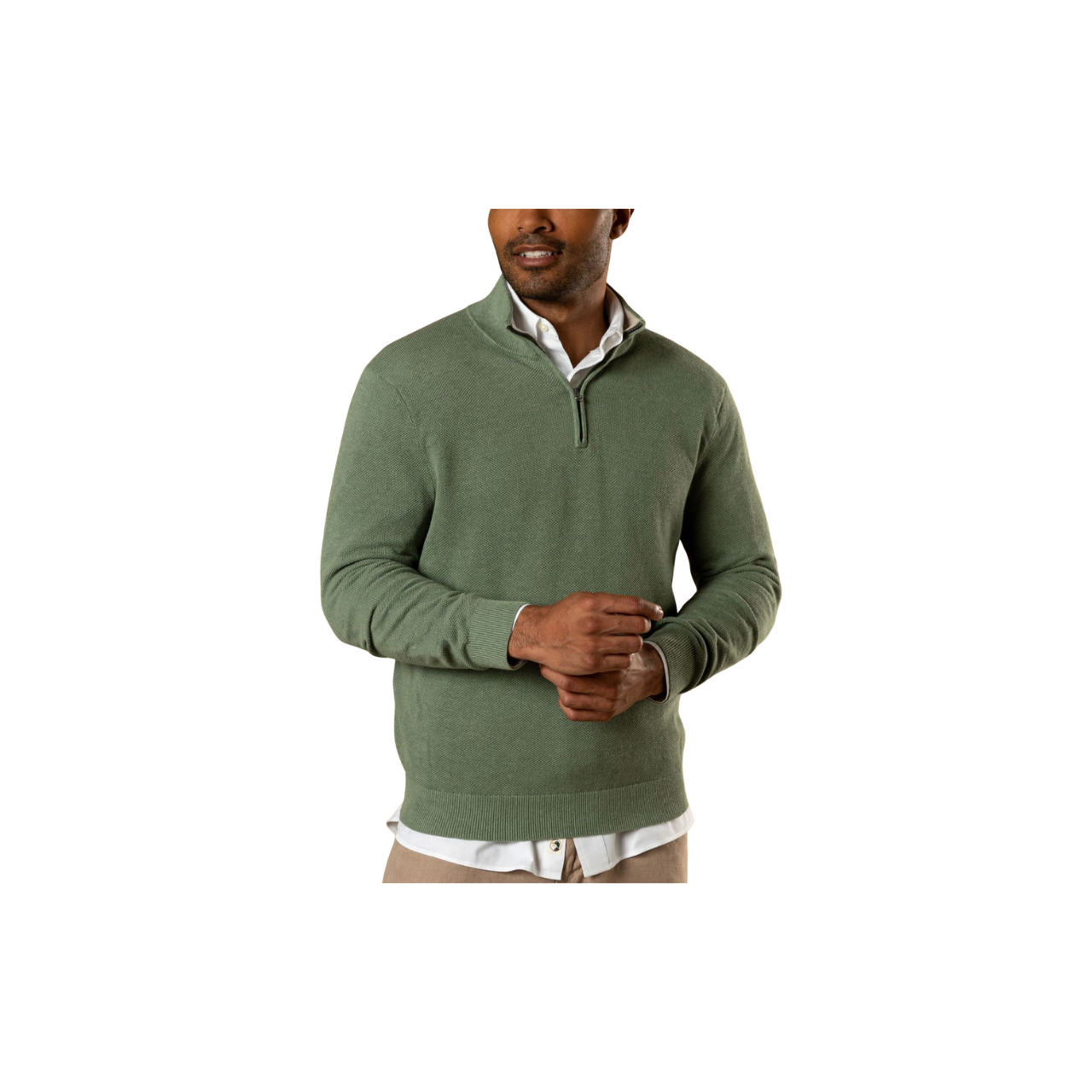 Colton Pique 1/4 Zip Sweater