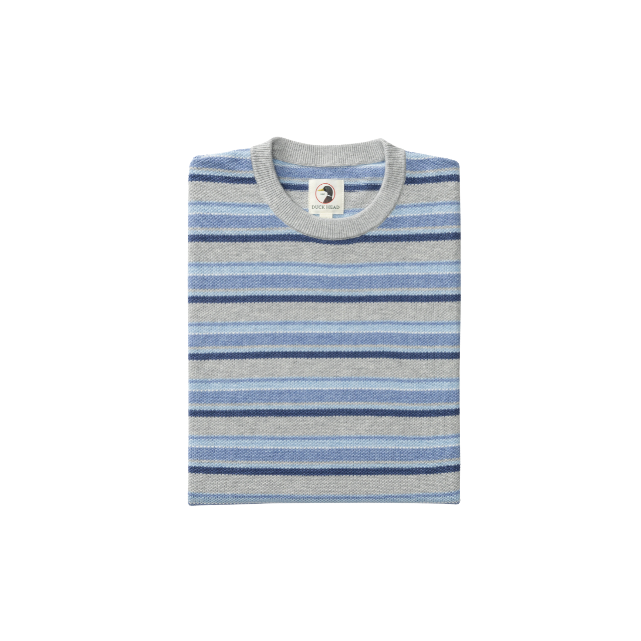 Elmwood Crewneck Stripe Pique Sweater