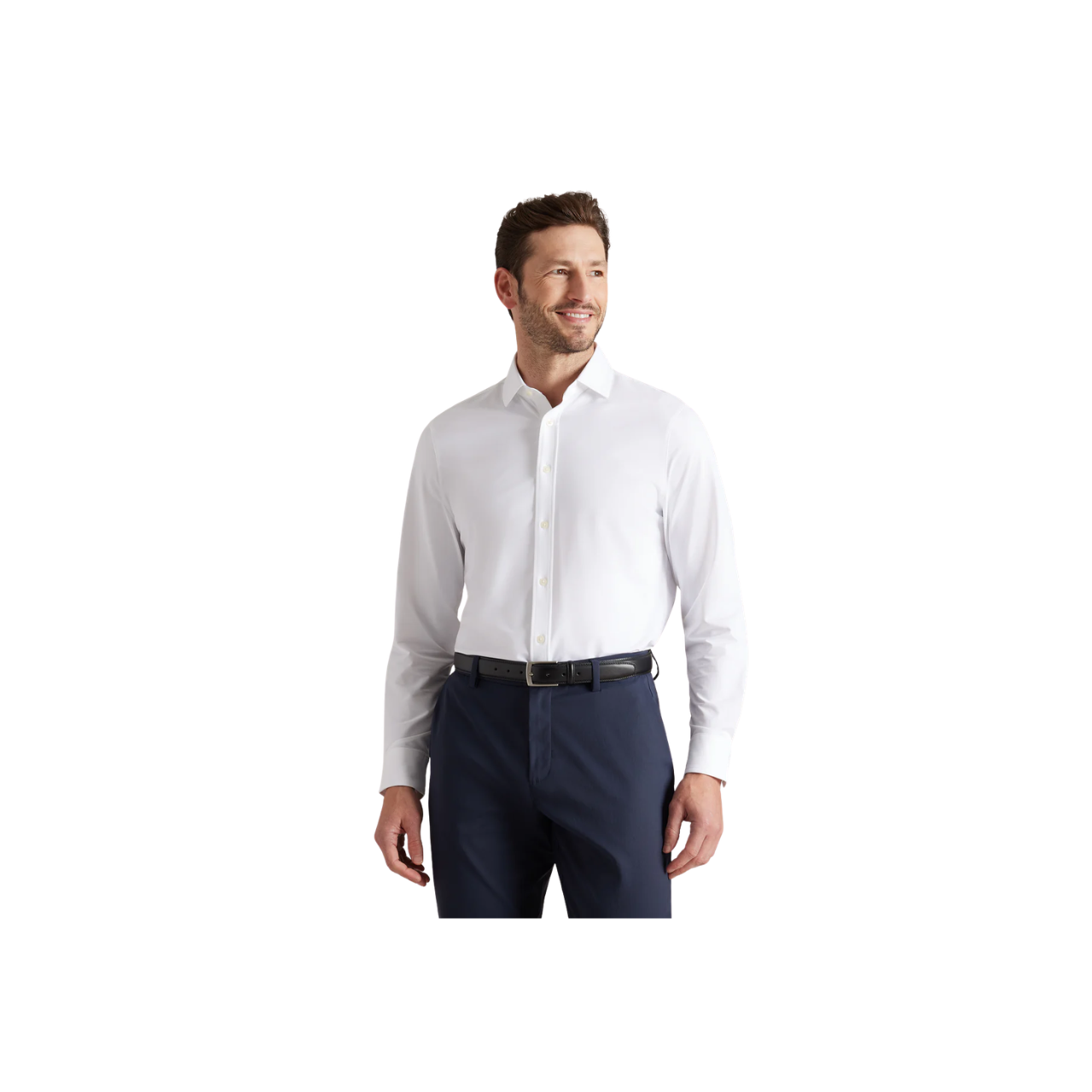Commuter Shirt Spread Collar - Business White