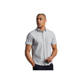 Commuter Seersucker SS Shirt - Stone Stripe
