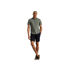 Commuter Seersucker SS Shirt - Olive Shadow