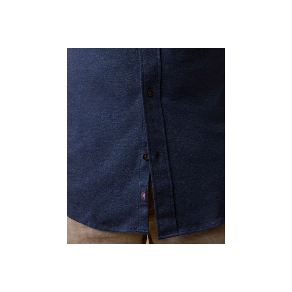 Coastline Knit Shirt - Ocean Heather Twill