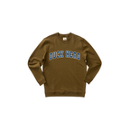 LS Applique Crewneck Sweatshirt - Dark Olive