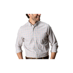 LS Cotton Twill Sport Shirt - Joyner Plaid - Weathered Rose