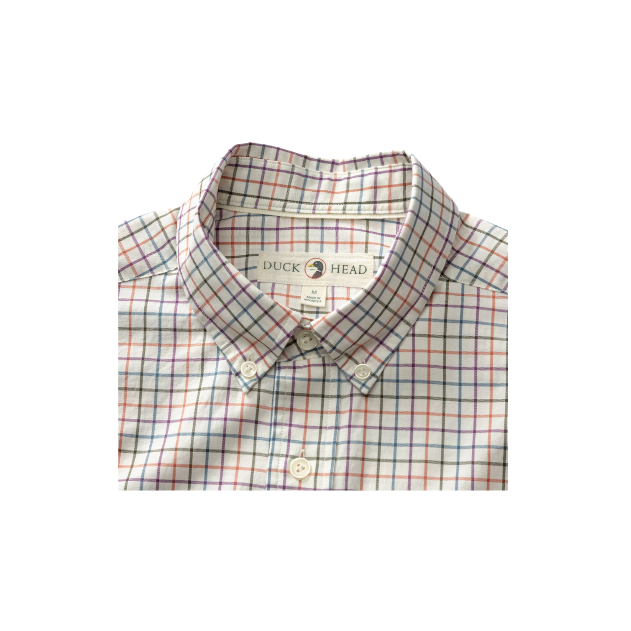 LS Cotton Twill Sport Shirt - Joyner Plaid - Weathered Rose