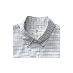 LS Cotton Cashmere Poplin Sport Shirt - Tolliver Plaid - Spruce Mist