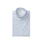 LS Performance Poplin Sport Shirt - Edison Plaid - Midnight Teal