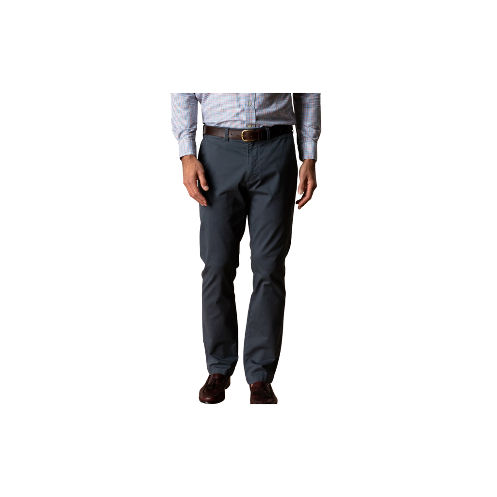 Classic Fit Gold School Chino - Washed Navy