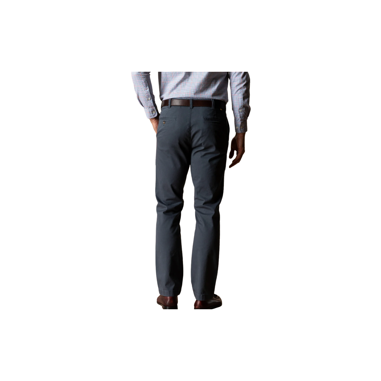 Classic Fit Gold School Chino - Washed Navy