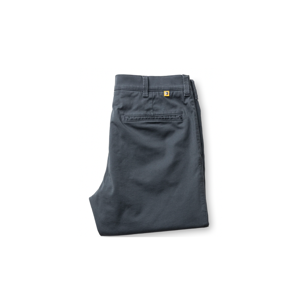 Classic Fit Gold School Chino - Washed Navy
