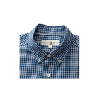 LS Performance Poplin Sport Shirt - Winstead Plaid - Navy Peony