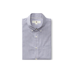 LS Cotton Cashmere Poplin Sport Shirt - Baltic Plaid - Lavender Blush