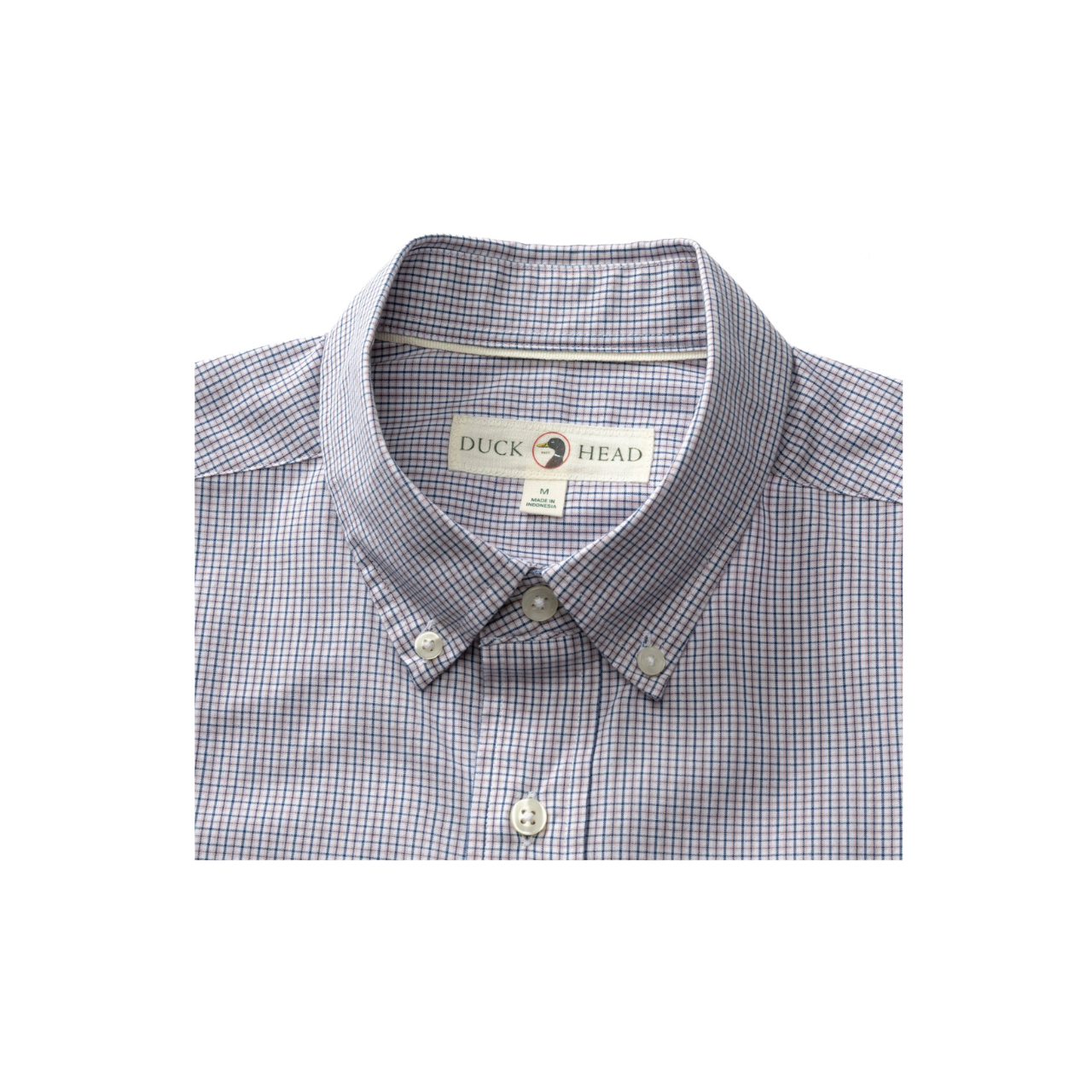 LS Cotton Cashmere Poplin Sport Shirt - Baltic Plaid - Lavender Blush