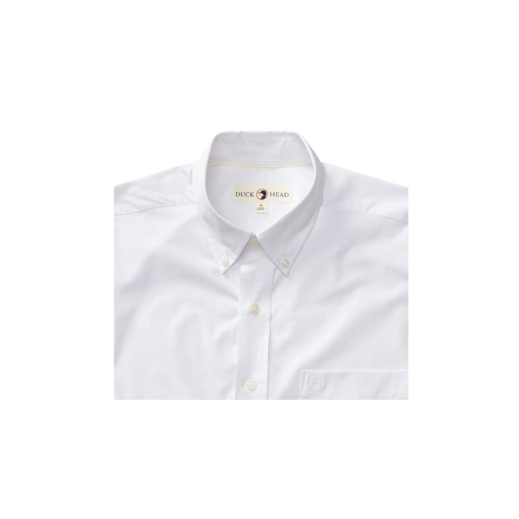 LS Performance Poplin Sport Shirt - Boyce Solid - White