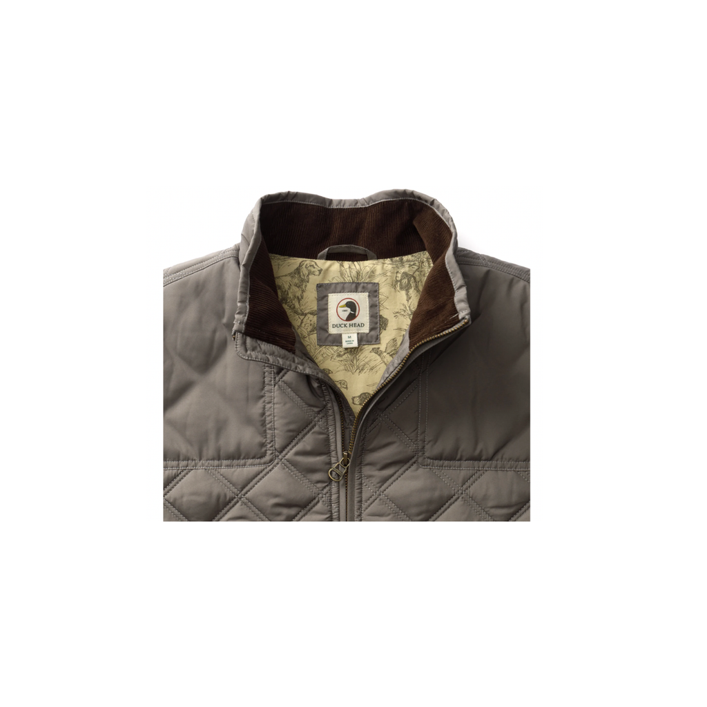 Fremont Sport Performance Quilted Vest - Fossil Gray