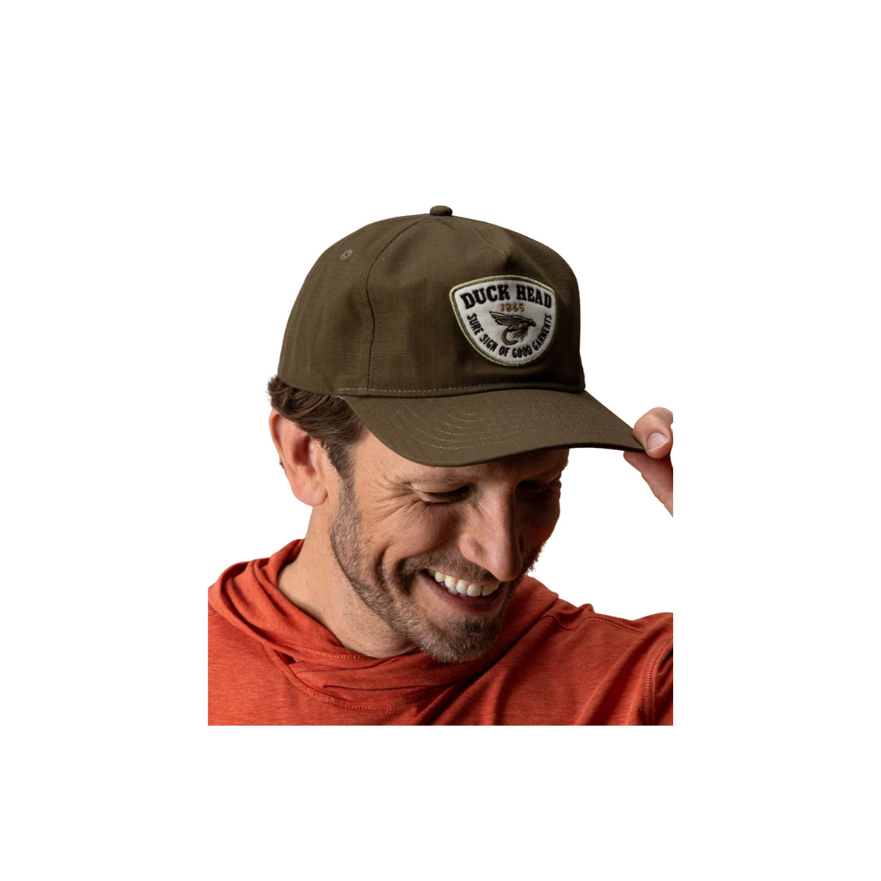 Fly Lure Ripstop Unstructured 5-Panel Hat - Dark Olive