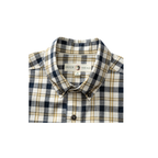 LS Cotton Slub Sport Shirt - Brant Plaid - Deep Navy