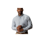 LS Cotton Oxford Sport Shirt - Holling Plaid - Amberwood