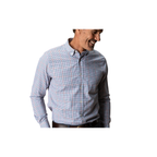 LS Cotton Twill Sport Shirt - Goodwin Plaid - Deep Water