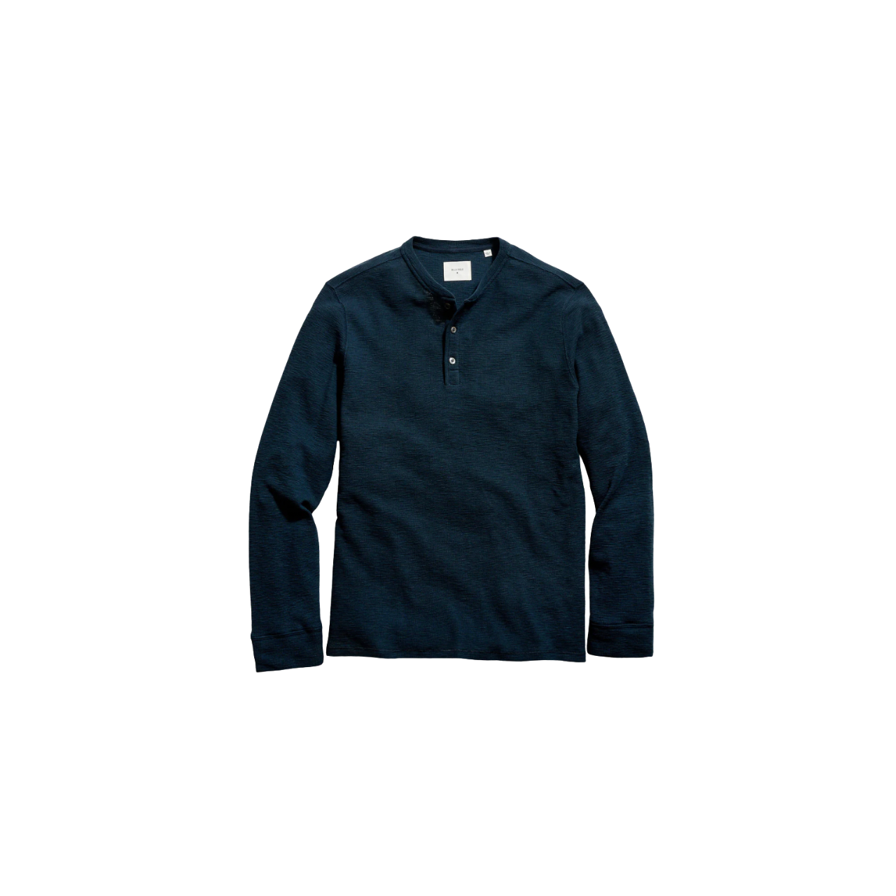 Slub Tuck Henley - Carbon Blue