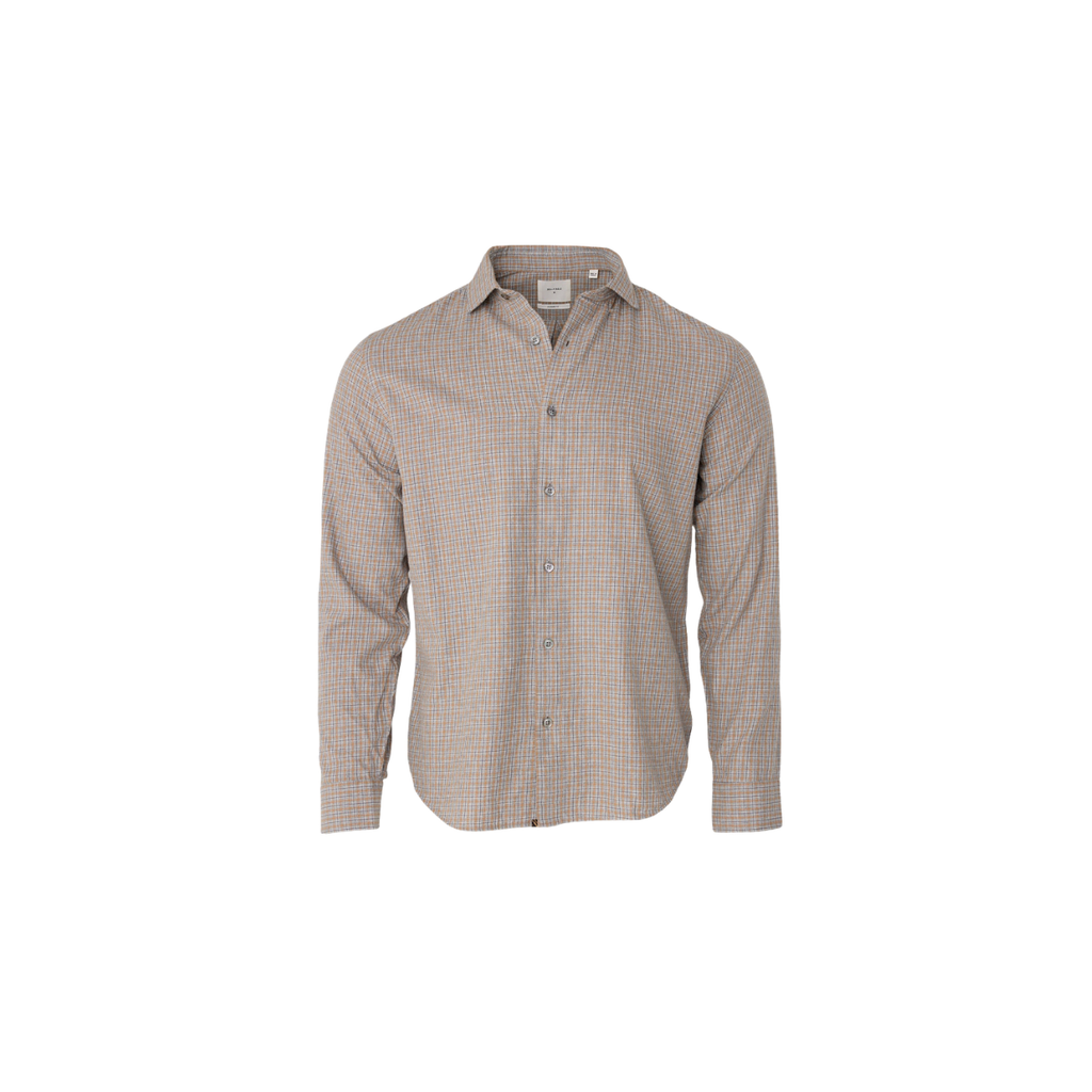 Melange Plaid Hutcheson Sport Shirt - Stormy Sea Multi