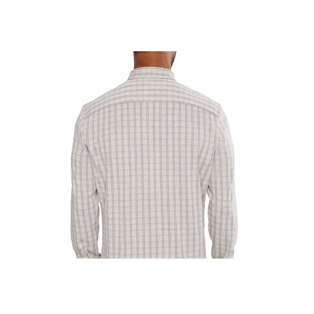 Coastline Knit Shirt - Sand Isle Check