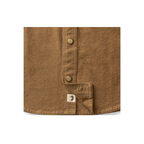 LS Brushed Canvas Snap Shirt - Pyne Solid - Bronze Brown