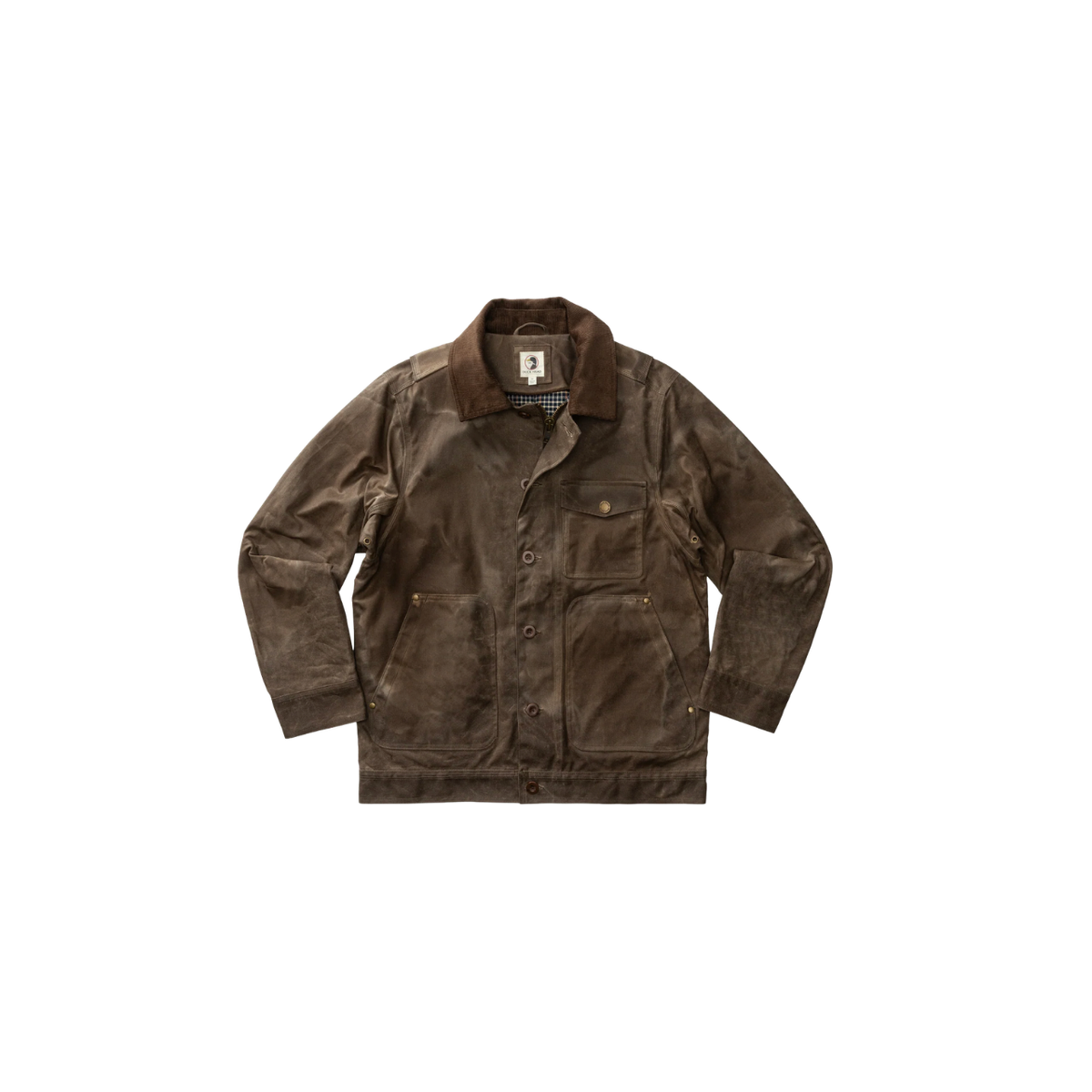 Waxed Duck Canvas Rancher Jacket - Dark Oak