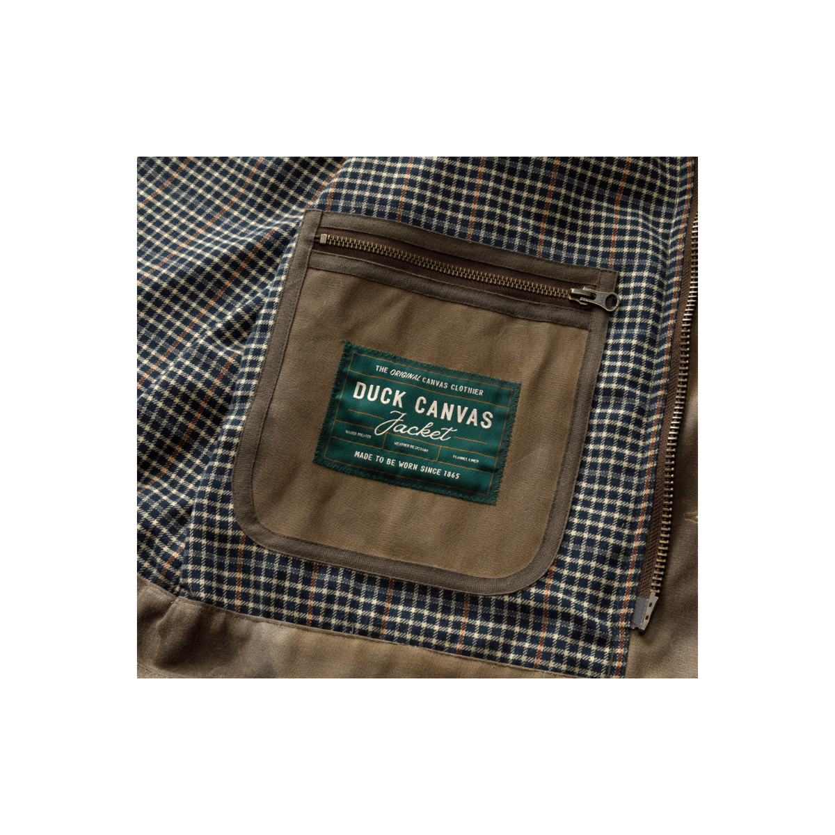 Waxed Duck Canvas Rancher Jacket - Dark Oak