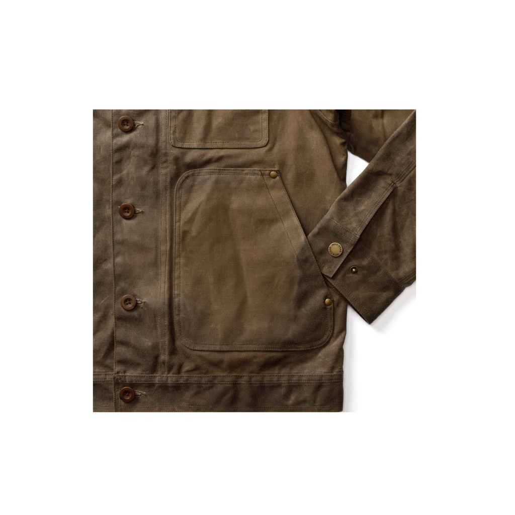 Waxed Duck Canvas Rancher Jacket - Dark Oak