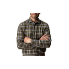 LS Cotton Flannel Sport Shirt - Iverson Plaid - Dark Olive