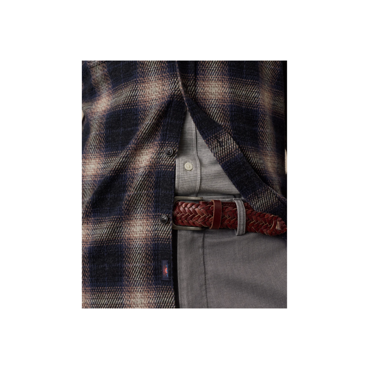 Legend Sweater Shirt - Storm Ombre Plaid