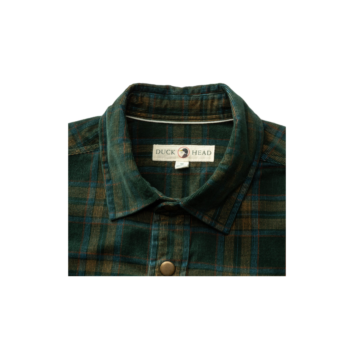 LS Corduroy Snap Shirt - Timberly Plaid - Pine Grove