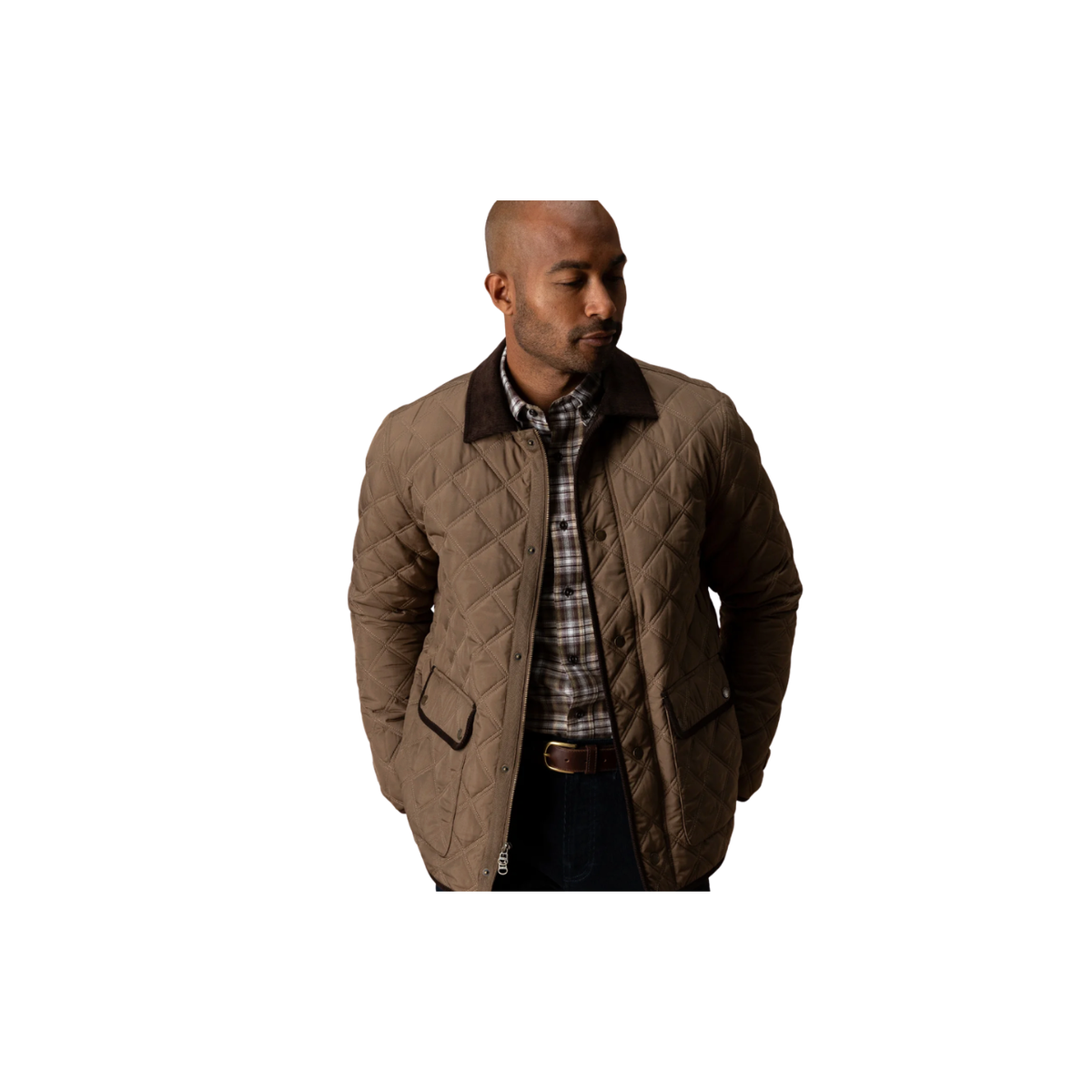 Fremont Lodge Performance Quilted Jacket - Dark Taupe