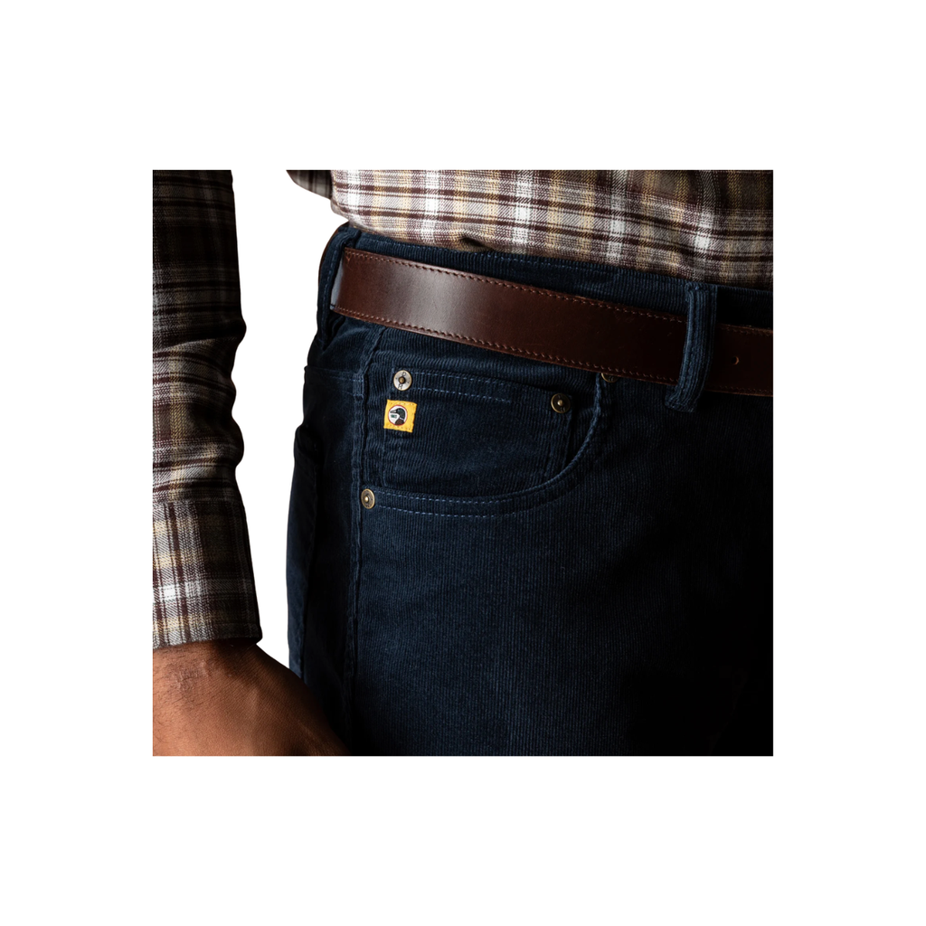 Holston Corduroy Five-Pocket - Carbon Navy