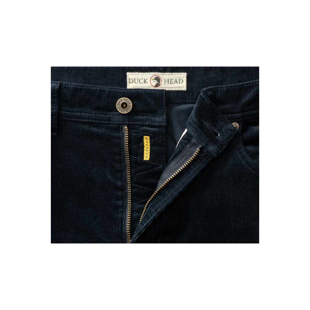 Holston Corduroy Five-Pocket - Carbon Navy
