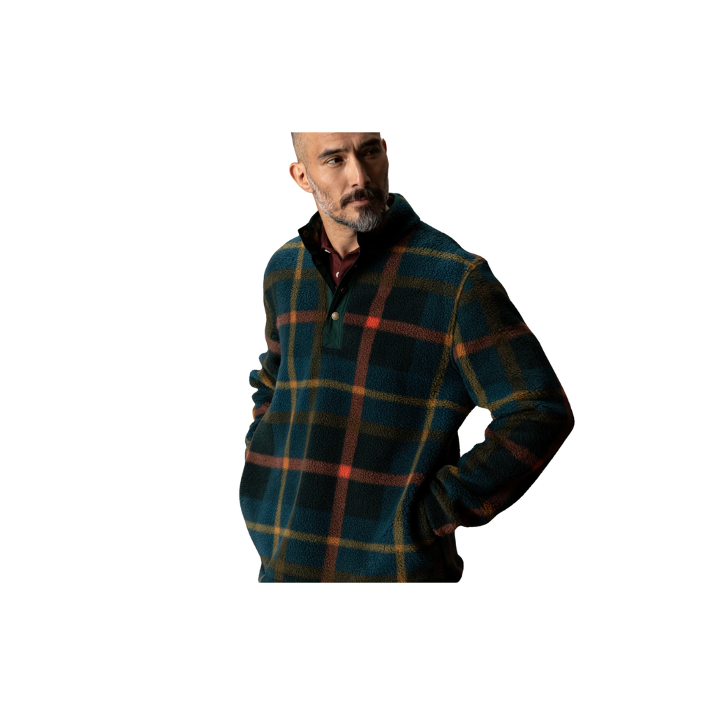 LS Pineview Fleece 1/4 Snap Pullover - Pine Grove