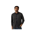 Coastline Knit Shirt - Charcoal Sage Check
