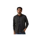 Coastline Knit Shirt - Charcoal Sage Check