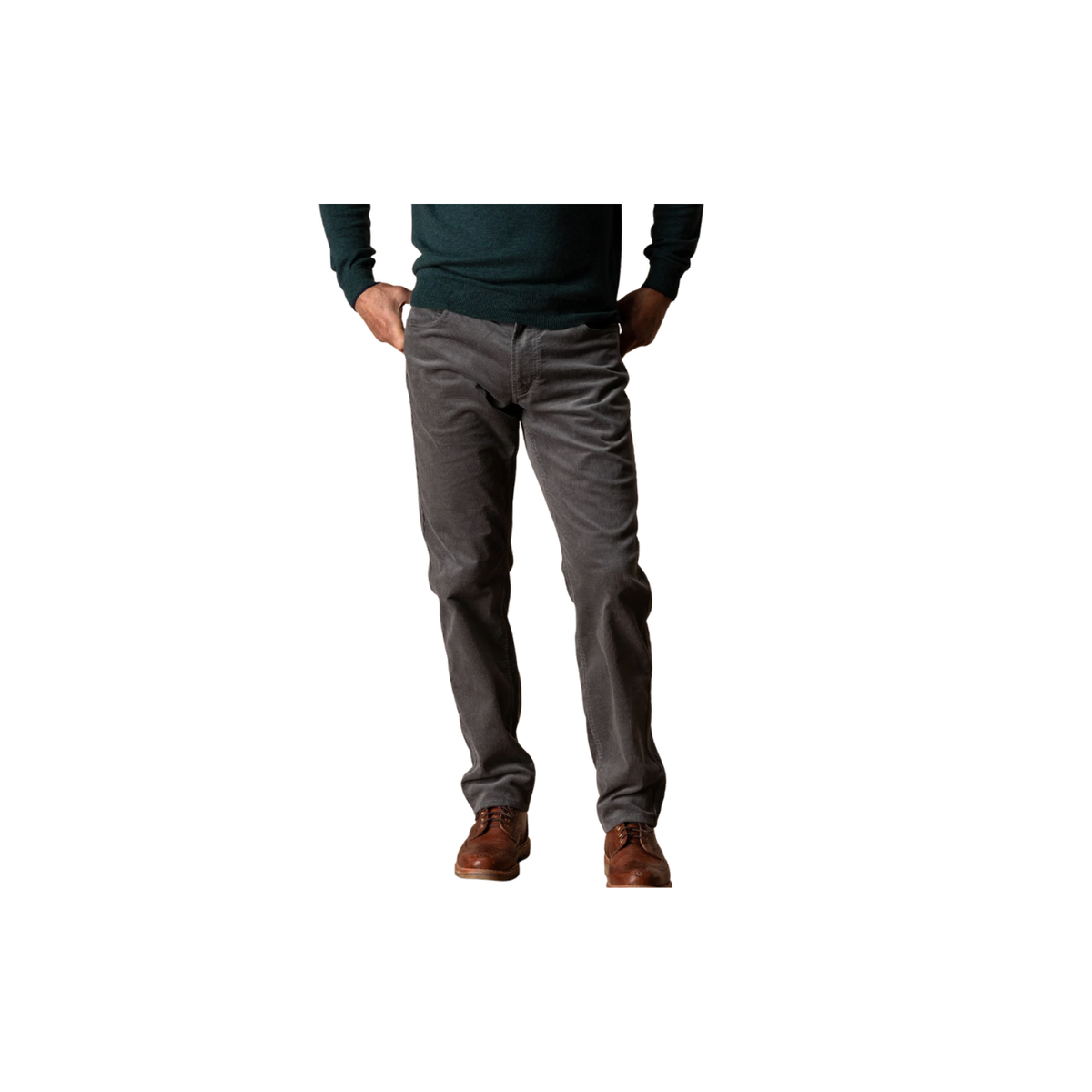 Holston Corduroy Five-Pocket - Fossil Grey