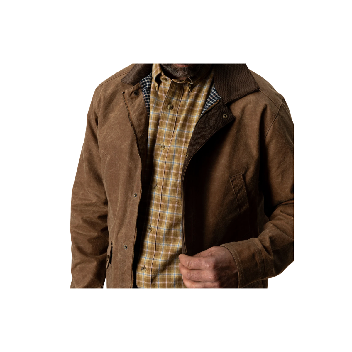 Waxed Duck Canvas Jacket - Buckskin