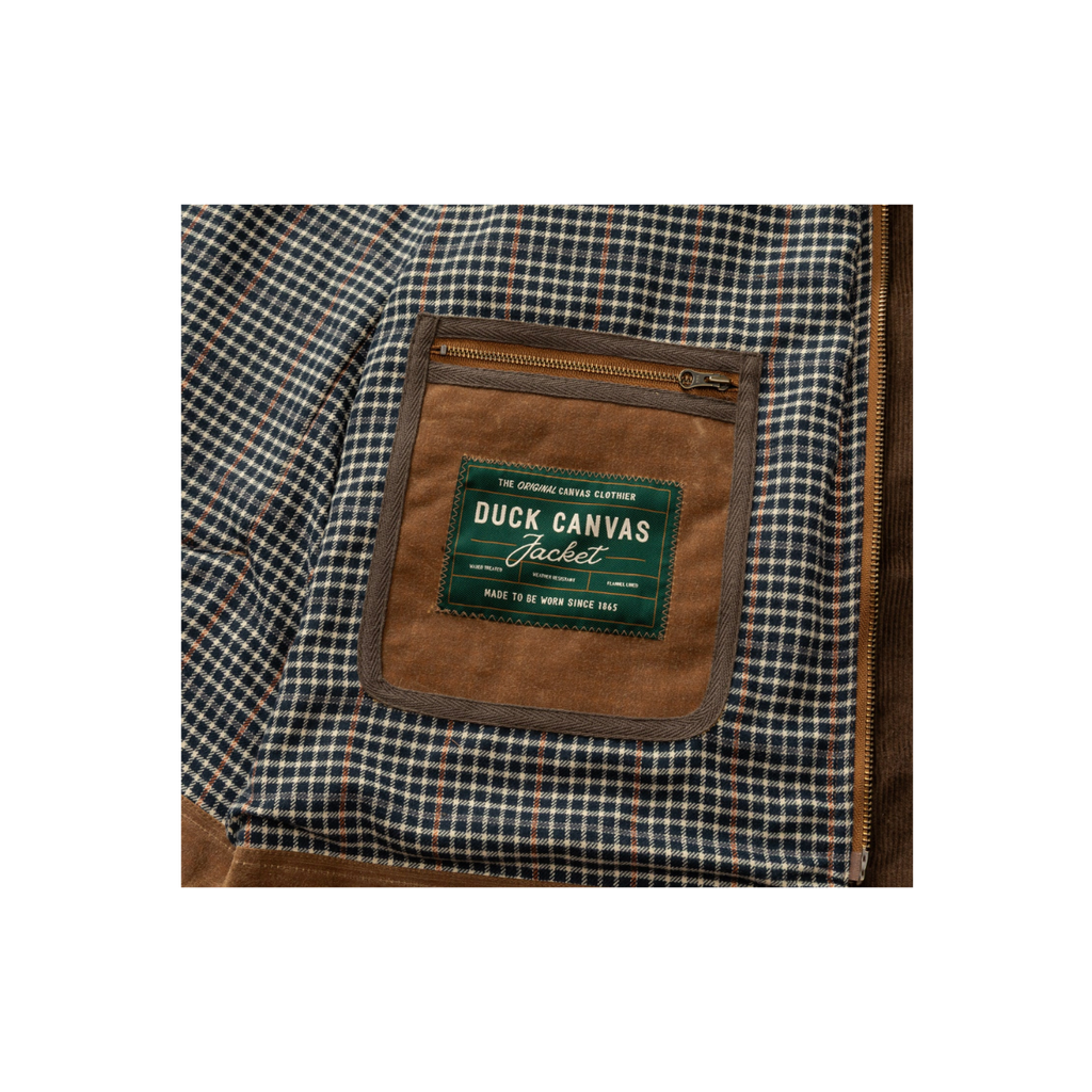 Waxed Duck Canvas Jacket - Buckskin