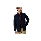 LS Cotton Canvas Work Shirt - Trailton Solid - Deep Navy