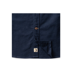 LS Cotton Canvas Work Shirt - Trailton Solid - Deep Navy