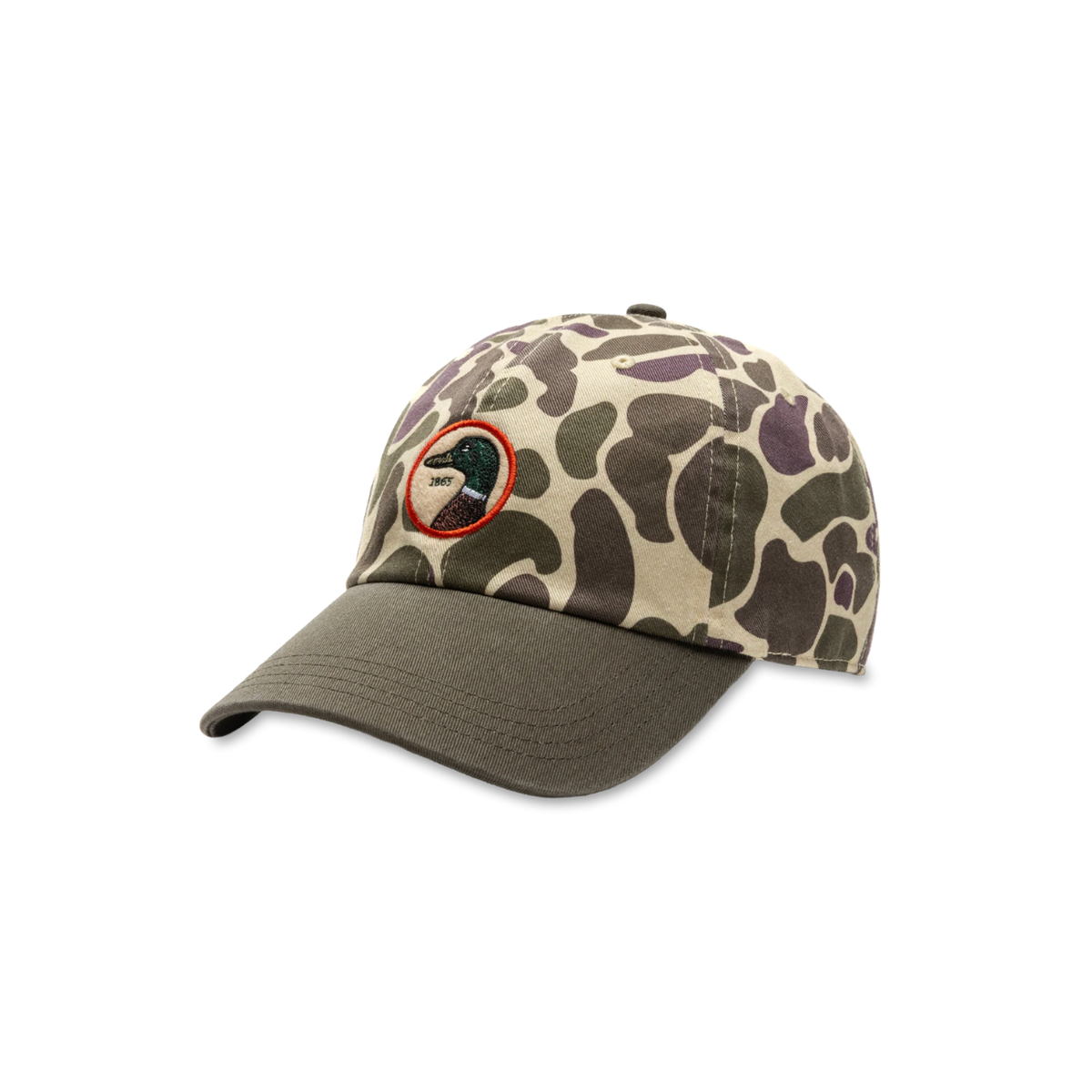 Circle Patch Twill Hat - Sandrift Khaki Camo