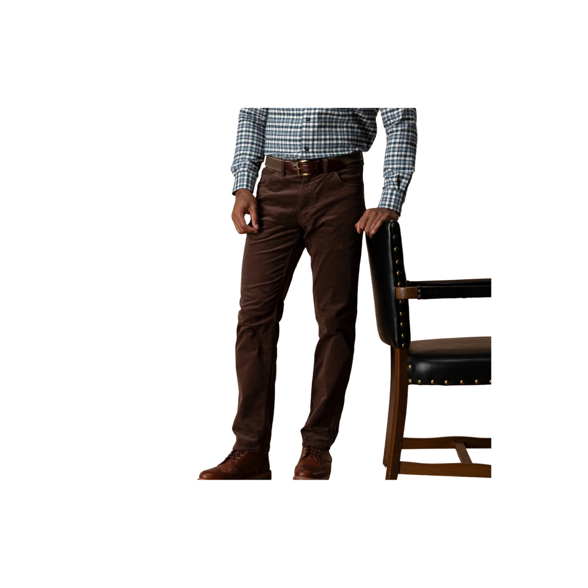 Holston Corduroy Five-Pocket - Espresso Brown