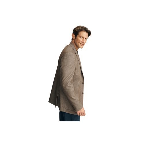 Matteo Honeycomb Blazer - Brown