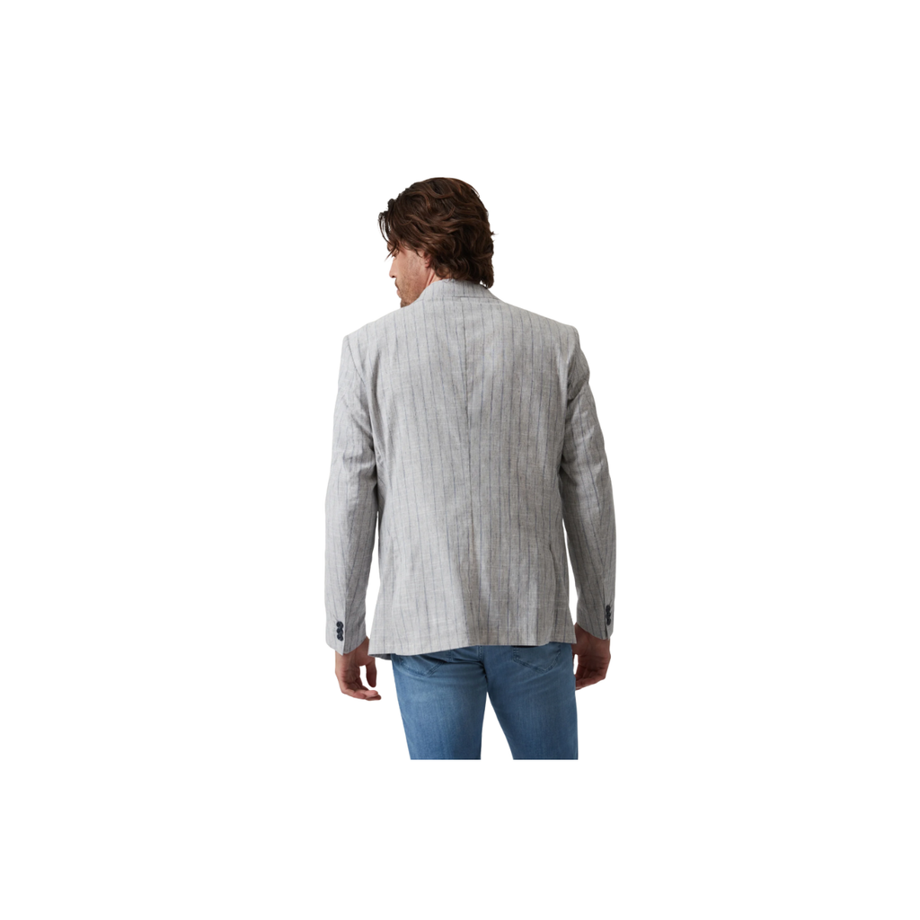 Matteo Checked Blazer - Grey Melange