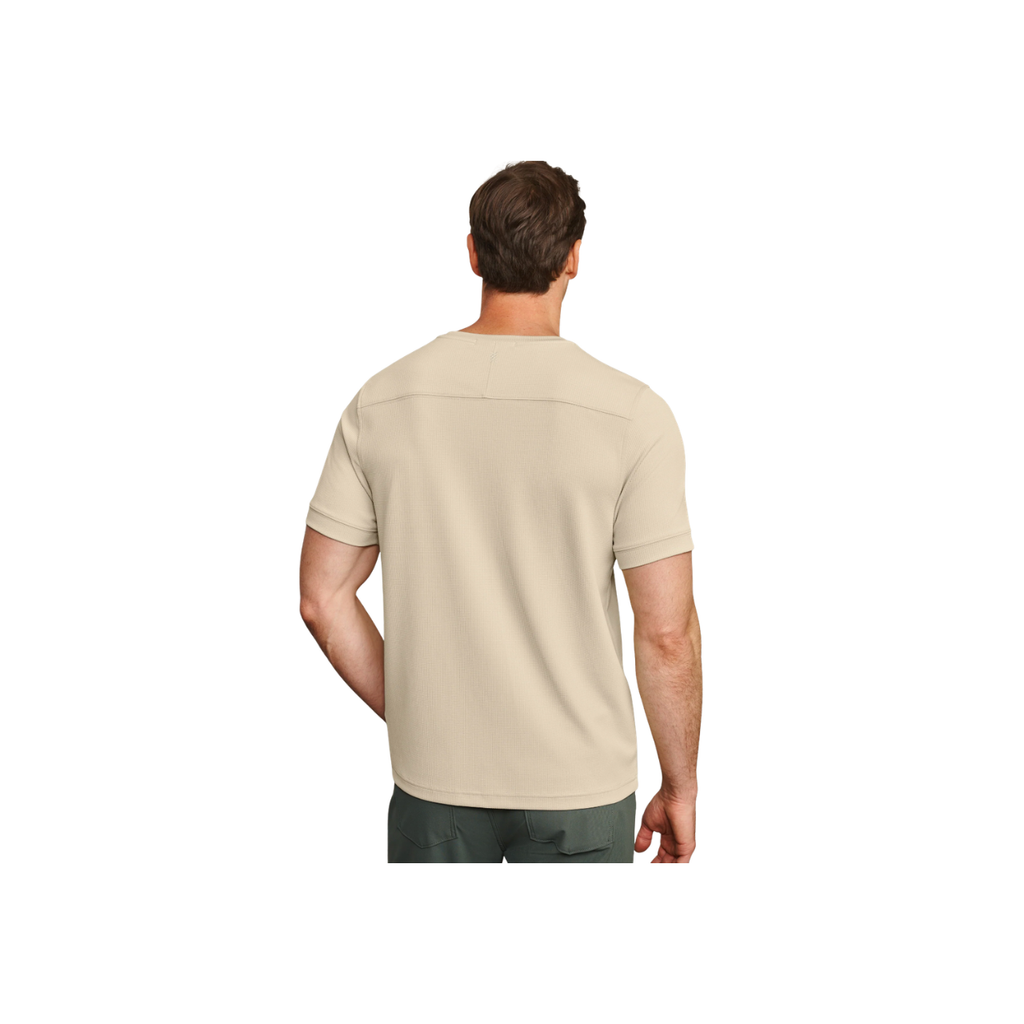 Waffle Tech Tee - Toasted Oat