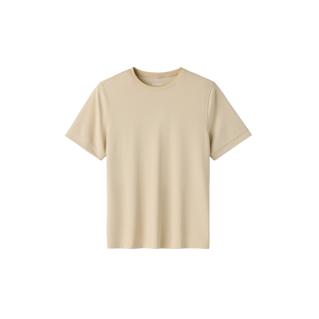 Waffle Tech Tee - Toasted Oat